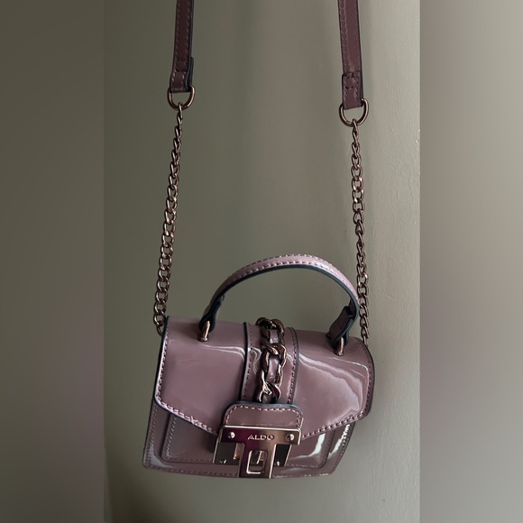 Brand new small mauve Aldo handbag - Picture 10 of 11